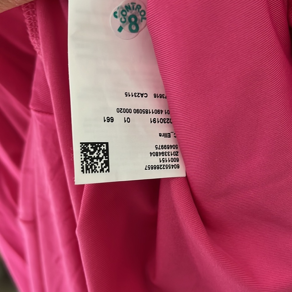 BOSS Hugo Boss Pink Fitted Maxi Dress NWT Size XS - Picture 6 of 9